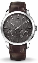 CZAPEK QUAI DES BERGUES Guilloché Ricochet–Slate Grey, Revolution Case, Hand-Wound Cal. SXH1 168h PR