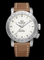 GLYCINE AIRMAN 44 AUTOMATIC WORLD TIMER SS WHITE REF. GL0138 PURIST CAL. GL293
