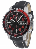 FORTIS Aquatis B-42 Marinemaster Chronograph Red 671.23.43 L.01 VALJOUX 7750 CAL.