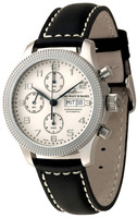 ZENO-WATCH BASEL Clou de Paris Chronograph Retro, Dial - white or creme, Ref. 11557TVDD-e2 (f2)