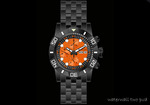 NAUTICFISH WATERWALL CHRONOGRAPH WM TWO PVD 2000M MSC (MONO-SAFE-CABIN) DIVER CHRONO ORANGE SL DIAL