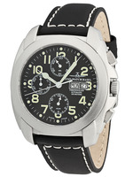 ZENO-WATCH BASEL Square OS sapphire Ref. 8600TVDD-a1 off-round automatic chronograph day date