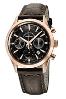 ZENO-WATCH BASEL Gentleman Automatic Chronograph 7753 Black Ref. 6662-7753-Pgr-f1