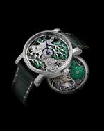 SCHAUMBURG WATCH Unikatorium hand made TREE OF LUCK (GLÜCKSBAUM) - completely handcrafted skeleton timepiece