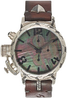 U-BOAT Opere Uniche PHOENIX Ref. 7578 CLASSICO 48 STERLING SILVER CASE MOTHER-PEARL - unique edition
