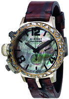 U-BOAT Pepita Ref. 8084 - 48MM 925 SILVER CASE - GOLDEN CRACK - LIMITED EDITION 88 UNITS