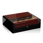WATCH BOXES Modalo Ref. 7008 62 IMPERIA Box for 8 watches - black Macassar wood & fine velours