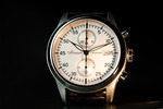 MERCURE by JACQUES ETOILE RALLY-TIMER rally pilot chronograph, stop watch design, black or silver dial