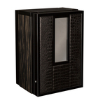 WATCH WINDERS Paul Design Illusion 12L - twelve watches winder in Black Shadow finishing and Leather