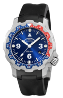 MÜHLE GLASHÜTTE/SA. Nautical RASMUS 2000 Ref. M1-28-82-KB blue dial, M1-28-83-KB black dial - rubber strap