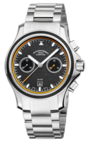 MÜHLE GLASHÜTTE/SA. Nautical ProMare Chronograph Ref. M1-42-04-MB steel bracelet
