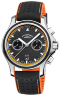 MÜHLE GLASHÜTTE/SA. Nautical ProMare Chronograph Ref. M1-42-04-NB leather/rubber strap