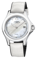 MÜHLE GLASHÜTTE/SA. Nautical ProMare Lady Ref. M1-42-25-LB  waterproof leather/rubber inlay strap