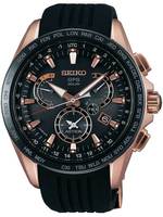 TECHNOLOGY BRANDS SEIKO Astron SSE055J1 GPS Solar Dual-Time Rosé