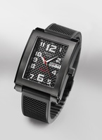 PILO & Co Corleone Ref. P0546HAB Black PVD, Carbon Fiber, rectangular automatic