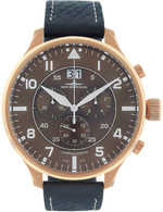 ZENO-WATCH BASEL Super Oversized SOS Chrono Big Date Navigator brown Ref. 6221N-8040Q-Pgr-a6