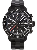 FORTIS Cosmonautis Monolith Chronograph Black PVD Ref. 638.18.31 M