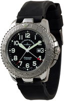 ZENO-WATCH BASEL Sport Hercules 1 GMT (Dualtime) Ref. 4563-s1 - carbon style dial and strap - ETA 2893-2