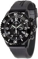 ZENO-WATCH BASEL Diver ceramic Chrono Black Ref. 6492-5030Q-bk-a1