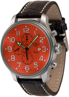 ZENO-WATCH BASEL Giant Retro Chronograph Date Orange Ref. 10557TVD-a5