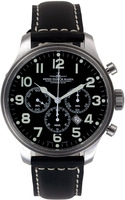 ZENO-WATCH BASEL Oversized OS Pilot Chrono Tricompax Date Ref: 8553THD-9-a1