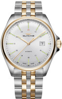 GLYCINE COMBAT 6 CLASSIC 43 Ref. GL0104 Bicolor Automatic Silver