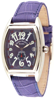 ZENO-WATCH BASEL Tonneau Retro Shell 6 Ref. 8081-6n-s10 (ETA 2892-2M) purple ladies' automatic, small seconds
