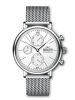 IWC PORTOFINO CHRONOGRAPH STEEL SILVER REF. IW391009  A75320 Calibre (PR 44H)