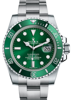 ROLEX SUBMARINER DATE Ref. 116610LV Oyster, 40mm steel-green