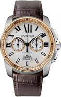 CARTIER CALIBRE DE CARTIER CHRONOGRAPH REF. W7100043, CAL. 1904-CH MC, 18K pink gold bezel