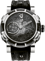 ROMAIN JEROME MOON DUST STEEL MOOD SILVER AUTO REF. MG.F1.11BB.00  LTD/1969, Apollo 11 Carbon Fibre Bezel