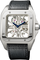 CARTIER SANTOS DE CARTIER SANTOS 100 SKELETON, MANUAL, PALLADIUM 950, REF. W2020018, CAL. 9611 MC