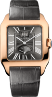 CARTIER SANTOS DE CARTIER SANTOS-DUMONT, 18K PINK GOLD, DATE APERTURE, POWER RESERVE REF. W2020068