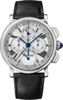 CARTIER ROTONDE DE CARTIER PERPETUAL CALENDAR CHRONOGRAPH AUTOMATIC, 18K WHITE GOLD, REF. W1556226