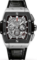 HUBLOT SPIRIT OF BIG BANG TITANIUM CERAMIC REF. 641.NM.0173.LR  CAL. HUB4700 SELF-WINDING SKELETON CHRONOGRAPH