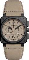 BELL & ROSS INSTRUMENTS BR 03-94 Desert Type REF. BR0394-DESERT-CE Chronograph Automatic, Black Ceramic