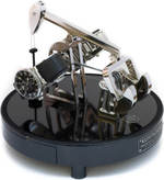 WATCH WINDERS Kunstwinder KW Classics Oil Baron Nickel for 2 automatic timepieces