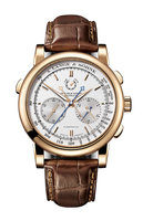 A. LANGE & SÖHNE SAXONIA DOUBLE SPLIT REF. 404.032  18K PINK GOLD CASE, SILVER DIAL, CAL. L001.1