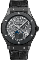 HUBLOT CLASSIC FUSION AEROFUSION MOONPHASE REF. 517.CX.0170.LR BLACK MAGIC SKELETON CAL. HUB1131