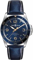 BELL & ROSS VINTAGE BR V2-92 AERONAVALE BLUE SUNRAY REF. BRV292-BU-G-ST/SCA  CAL. BR-CAL.302