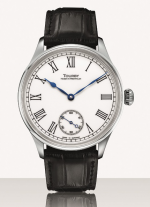 TOURBY (CUSTOM MADE) CLASSIC MANUAL Marine Roman 43/45mm UNITAS 6498-2 TOP GRADE CALIBER - 925 SILVER ENAMEL DIAL