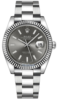 ROLEX DATEJUST Ref. 126334-0013 Dark Rhodium Index Oyster Rolesor Cal. 3235 (70h) COSC