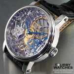 TOURBY (CUSTOM MADE) SKELETON MANUAL Art Deco  - high finish (hand engraved)