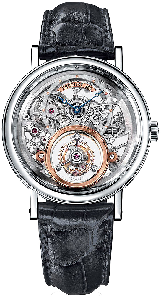 BREGUET CLASSIQUE GRAND COMPLICATION MESSIDOR PLATINUM TOURBILLON REF. 5335pt/42/9w6 MANUAL CAL. 558 SQ2