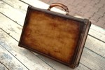 WATCH BRIEFCASES Orbis Timeart OT01-PHP10 Watch Collector Case for 10 Watches, High Grade Patinated Leather, Custom Finished