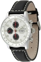 ZENO-WATCH BASEL X-Large Retro Chronograph Day-Date Panda Dial Ref. P557TVDD-d2 Cal. Valjoux 7750