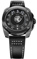 DWISS R1 Ref. RC1-BB AUTOMATIC IP Black Mystery Time Cal. ETA 2824-2 Elabore  LTD/199