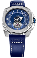 DWISS R1 Ref. RC1-SL TOURBILLON Steel Blue Mystery Time Automatic Cal. Concept 8950A LTD/10