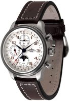 ZENO-WATCH BASEL NC Retro Chronograph Moon Phase Full Calendar Ref. 9557VKL-f2 Cal. Valjoux 7751