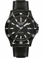 SWISS ALPINE MILITARY star fighter Ref. 7022.1577 SAM PVD Black Quartz Cal. RHQ 515